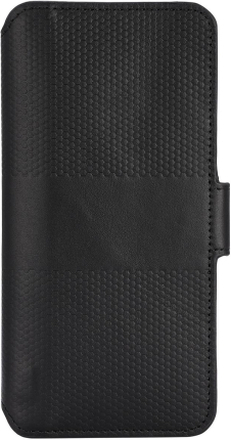 Krusell: Leather Phone Wallet iPhone 14 Plus Svart