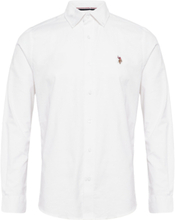 Uspa Shirt Flex Calvert Men Skjorte Uformell Hvit U.S. Polo Assn.*Betinget Tilbud