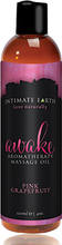 Intimate Earth - Massage Oil Awake 120 ml