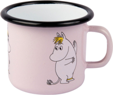 Moomin Enamel Mug 25Cl Snorkmaiden Home Tableware Cups & Mugs Coffee Cups Pink Moomin