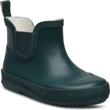 Basic Wellies Short - Solid Shoes Rubberboots Low Rubberboots Unlined Rubberboots Grønn CeLaVi*Betinget Tilbud