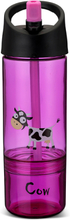Water Bottle 2 In 1, Kids 0.3 + 0.15 L - Purple Home Meal Time Purple Carl Oscar