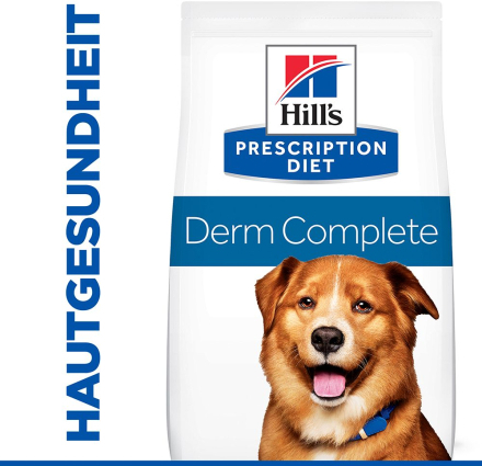 Hill’s Prescription Diet Derm Complete mit Reis & Ei - 12 kg