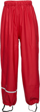 Rainwear Pants -Solid Pu Outerwear Rainwear Bottoms Rød CeLaVi*Betinget Tilbud