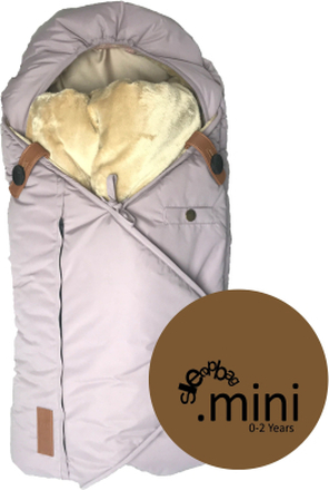 Sleepbag Mini babysovepose 0-2år - Støvet lilla-brun