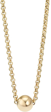 TeNo Damen Halskette Rondo Gold aus Edelstahl, verstellbar 45-50 cm