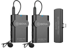 BOYA Mikrofon Lavalier x2 Trådlös BY-WM4 Pro K6 USB-C