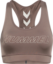 Hmlte Tola Sports Bra Sport Bras & Tops Sports Bras - All Brown Hummel