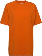 Seyes Tops T-shirts & Tops Short-sleeved Orange American Vintage