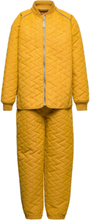 Thermal Set Outerwear Thermo Outerwear Thermo Sets Brun Color Kids*Betinget Tilbud