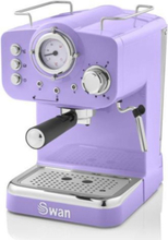 Swan Retro Pump Espresso Koffie Machine - Paars