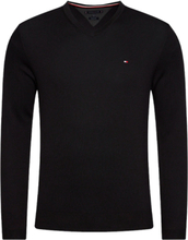 Tommy Hilfiger Luxury Knit V-Neck Pullover Black