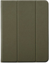 Linocell Premium Trifold Cover for iPad Pro 11" Olivengrønn