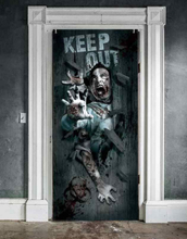 Keep Out - Zombie Dørdekorasjon 80x180 cm