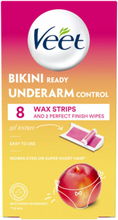 Veet Cold Wax Strips Bikini Underarm (8 stk)