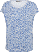 Frdottie Tee 1 T-shirts & Tops Short-sleeved Blå Fransa*Betinget Tilbud