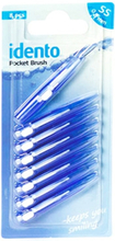 Idento Pocket Brush 8 x 0,8mm (Blå)