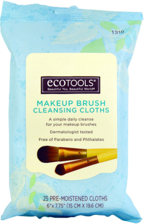 Ecotools Makeup Brush Cleansing Cloths 25 stk.