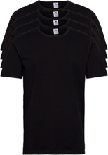 Dovre T-Shirts O-Neck 3-Pack Tops T-Kortærmet Skjorte Black Dovre