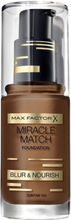 Max Factor Miracle Match Foundation Sun Tan 100 30 ml