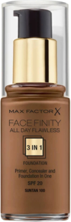 Max Factor Facefinity 3-in-1 Foundation Sun Tan 100 30 ml