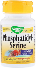 Fosfatidylserine 500 mg Complex (60 gelcapsules) - Nature&apos;s Way