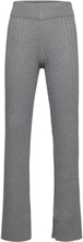 Kitt Knit Pant Bottoms Trousers Grey Grunt