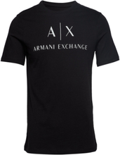 T-Shirt Tops T-shirts Short-sleeved Black Armani Exchange