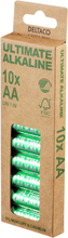 Deltaco Ultimate Alkaline Batterier - 10-pack AA
