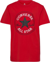 Cnvb Chuck Patch Tee / Cnvb Chuck Patch Tee T-shirts Short-sleeved Rød Converse*Betinget Tilbud