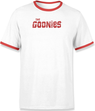 The Goonies Chunk Retro Unisex T-Shirt - Weiß / Rot Ringer - M