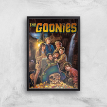 The Goonies Classic Cover Giclee Art Print - A4 - Black Frame