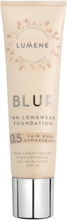 Blur 16H Longwear Spf15 Foundation 0.5 Fair Nude Foundation Smink LUMENE