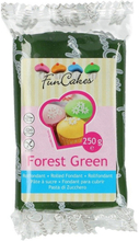 Sockerpasta Forest Green, mörkgrön - FunCakes