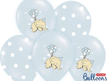 Ballonger Elefant, blå - PartyDeco