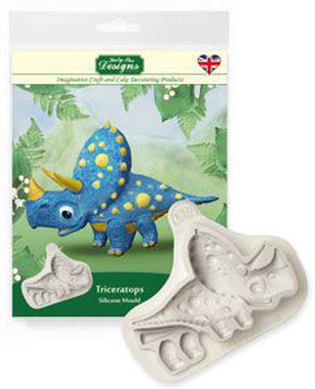 Silikonform Triceratops - Katy Sue
