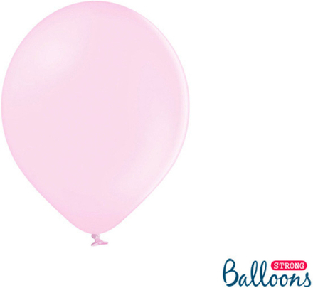 Ballonger Pastell Ljusrosa, 27 cm, 50-pack - PartyDeco
