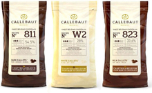Choklad från Callebaut - 3 sorter