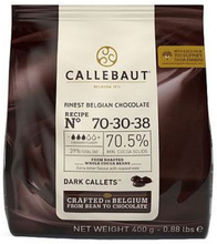 Callebaut choklad 70,5%, 400g