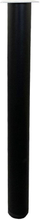 Zwarte ronde verstelbare tafelpoot 72 cm (set 4 stuks)
