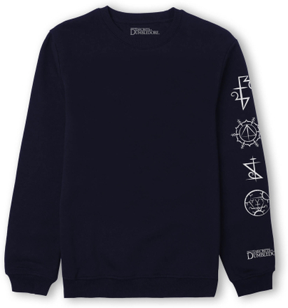 Fantastic Beasts Qilin Symbols Sweatshirt - Navy - XXL