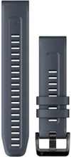 Garmin QuickFit 22 Silikon Klockarmband Granittblå