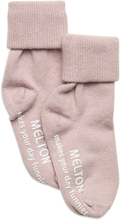 Cotton Socks - Anti-Slip Tøfler Innesko Rosa Melton*Betinget Tilbud