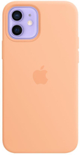 Apple Iphone 12/12 Pro Silicone Case With Magsafe - Cantaloupe