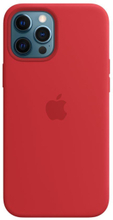 Apple iPhone 12 Pro Max Silicone Case with MagSafe Red