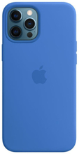 Apple Iphone 12 Pro Max Silicone Case With Magsafe - Capri Blue
