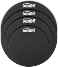 HQ Sound Off trumdämpare (Set för trummor 10, 12, 14, 14")
