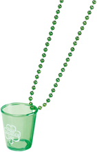 Grönt Shotglas med Pärlkedja - St Patrick's Day