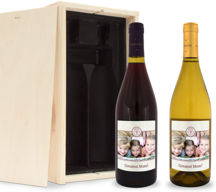Vino Salentein con Etichetta Stampata - Pinot Noir e Chardonnay