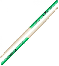 Zildjian Super 7A Green Dip Maple Drumsticks Wood Tip